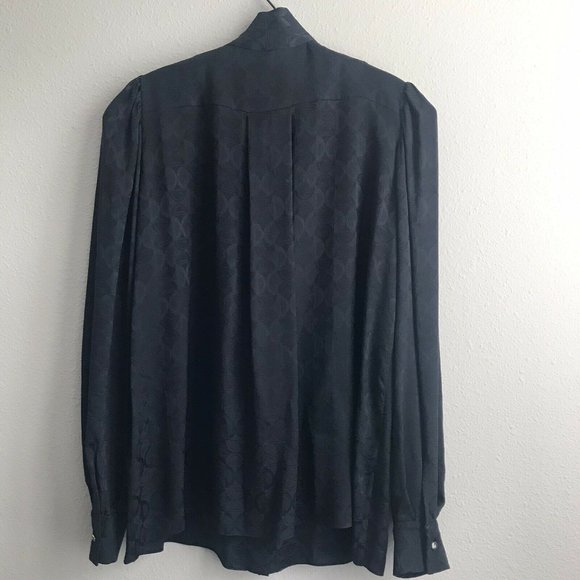 ❌SOLD❌Dolce & Gabbana DG logo shirt in jacquard with bow - Picture 7 of 10